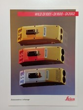 Opuscolo Leica Wild Heerbrugg distacemètres à infrarouge G1 388 f VII 90  Suisse
