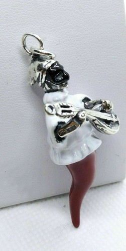 Ciondolo corno pulcinella - corno,