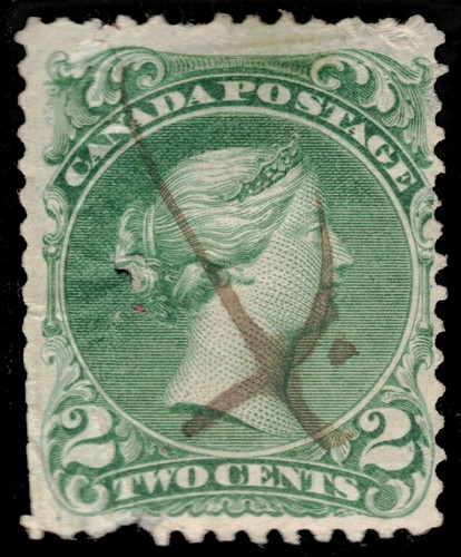 Canada 1868 queen victoria - 1868, 2c