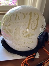 CASCO JET MARCA ORIGINE MODELLO CUSTOM WHEEL COME NUOVO CON SACCA