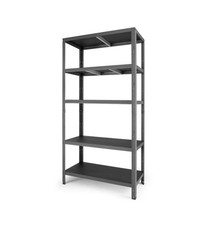 SCAFFALE IN METALLO 5 RIPIANI GRIMA "RAKO" ANTRACITE 400 KG 100X40X188 CM
