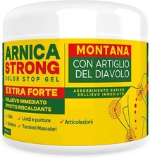 Arnica gel Forte, Arnica Per Cavalli Uso Umano 99% Artiglio Del Diavolo caldo