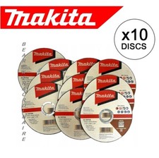 Makita Dischi da Taglio 115mm Sottili x10 Ruote da Taglio Metalli Inox Lama 4,5"