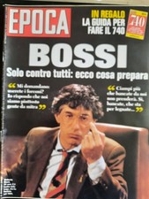 EPOCA 1993 BOSSI, STING, Alessandra MARTINES, LATTE RUGIADA MATERA, MORETTI