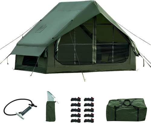 Tenda campeggio gonfiabile - campeggio,