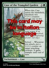 MTG CASE OF THE TRAMPLED GARDEN FOIL EXC - CASO DEL GIARDINO VIOLATO 156 - MKM