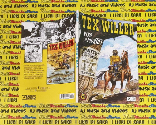 Book libro tex willer vivo - book,