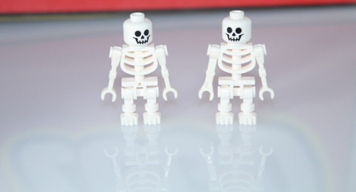 Lego minifigure scheletro - 2x,