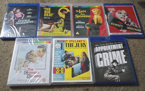 Film noir blu ray - lot, crimson