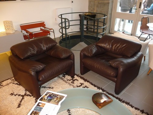 Paire fauteuils maralunga - de,