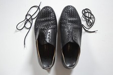 Mocassini neri con lacci numero 42