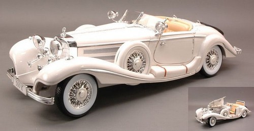 Mercedes 500k 1936 white - 500k, 1:18
