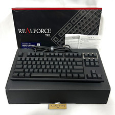 Tastiera cablata Topre REALFORCE R2TL-USV-BK layout inglese Tenkeyless USATA