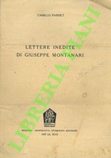 PARISET Camillo -  Lettere