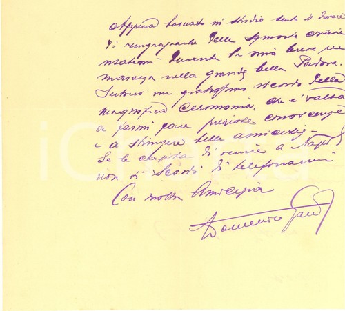 1932 napoli lettera avv - napoli,