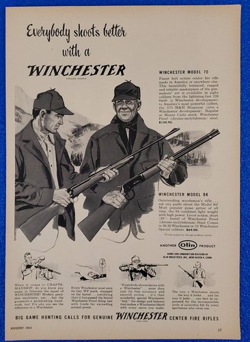 1953 winchester model - 1953, 70