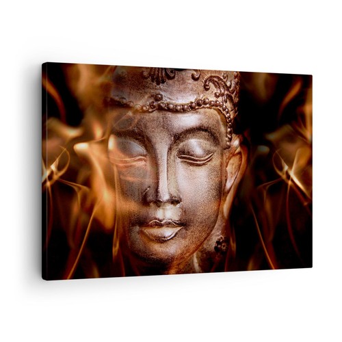 Quadro tela 70x50cm buddha - quadro, su