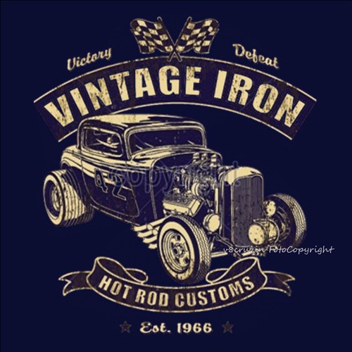 Hot rod sweatshirt - sweatshirt, v8