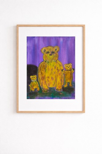 Three bears family acrylic - bears,