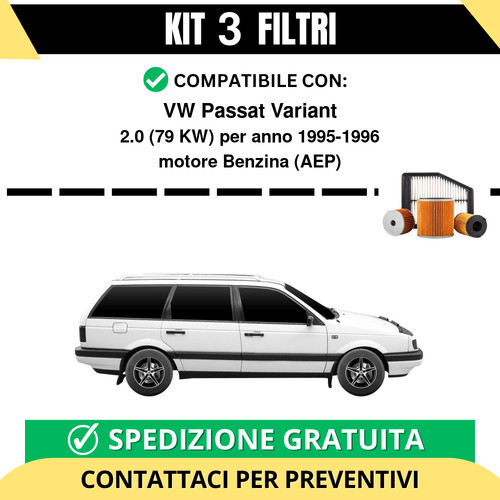 Kit filtri tagliando - kit, 3