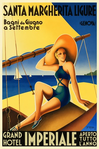 Poster viaggio vintage - da,