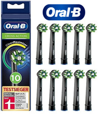 Testine Oral-B Cross Action 10pz Nere Ricambio Spazzolino Elettrico Braun