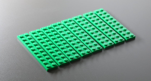 Pezzi lego plate 2x10 - 8x,