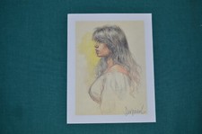 Stampa 11x14 cm. Paolo Eleuteri Serpieri DRUUNA firmata in originale a matita