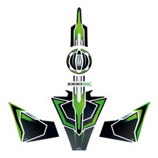 Kit Adesivi Resinati 3d moto Serbatoio compatibili Kawasaki Ninja 1000 SX 2024