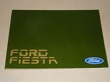 Istruzioni D'Uso Manuale Ford Fiesta, Stand Dicembre 1987
