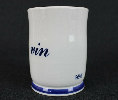 Bicchiere ceramica bianco - bicchiere, di