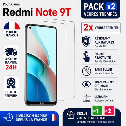 Verre trempé xiaomi redmi - 2x,