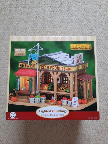 Lemax harvest crossing village - lemax,