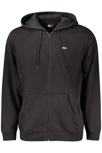 Felpa tommy hilfiger nero - tommy,