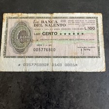 Mini Assegno Banca del Salento