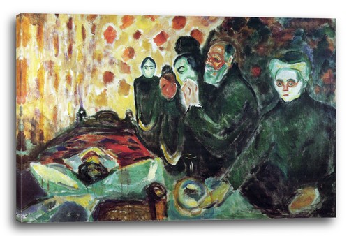 Tela cornice edvard munch - munch,