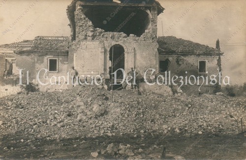 Ww1 isonzo edificio - isonzo, distrutto