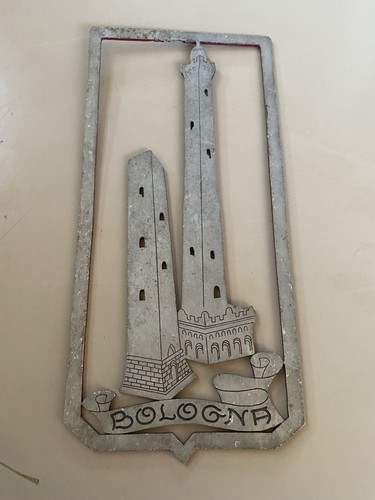 Insegna tabella due torri - insegna,
