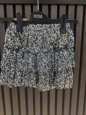 Gonna scintillante Zara argento e nero età 8 anni