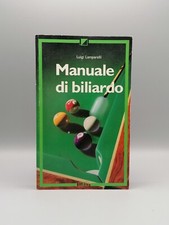 Manuale di Biliardo Libro Luigi Lamparelli 1987 MEB 2° Edizione 8876690131