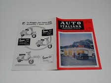 AUTO ITALIANA N° 6 DEL 1956 RIVISTA AUTOMOBILISTICA RENAULT DAUPHINE