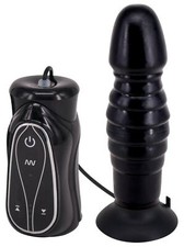 Vibratore anale con ventosa