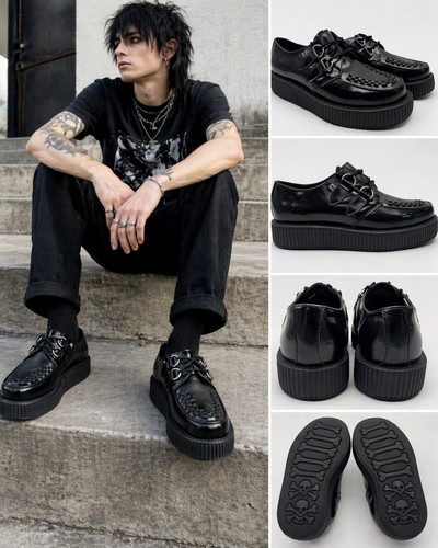 Scarpe nere creeper - scarpe,