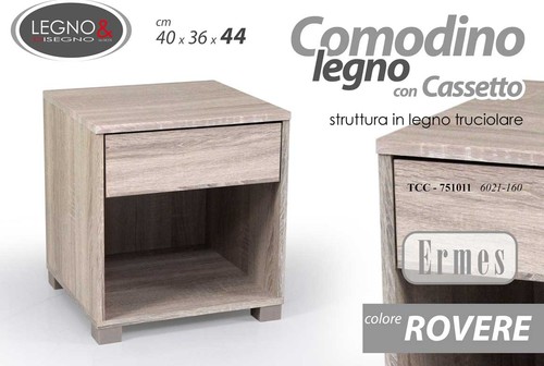 Comodino cassetto moderno - comodino, 1