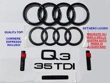 Kit Stemma Loghi Anelli Audi