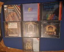 Lotto 7 CD musica organistica,organo a canne,Pipe Organ Music