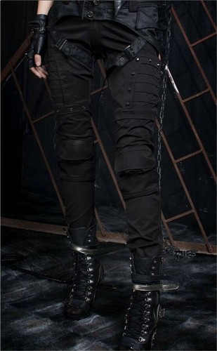 Pantaloni donna punk - donna,