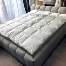 Topper materasso matrimoniale di alta qualità in vera piuma d'oca Tedesco