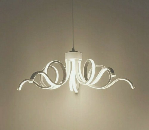 Lampadario spirale intrecciato