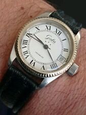 GALA ETA 2783 automatico orologio vintage acciaio 25 Jewels 32,4 MM funzionante 